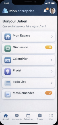 Application mobile entreprise 1