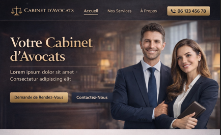 Exemple site vitrine 5